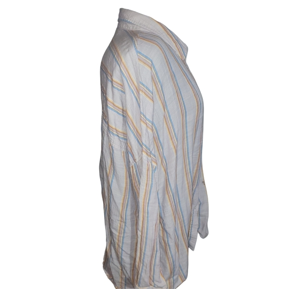 Wild Fables Multi Colored Striped Shirt XXL - Picture 3 of 6